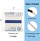 Griffin Nylon Bead Cord Perlseide – Size 1 (0.35mm) – 2 Meters per Card – Stainless Steel Needle Attached – for Knotting Pearls, Gemstones, Crystals and Beads